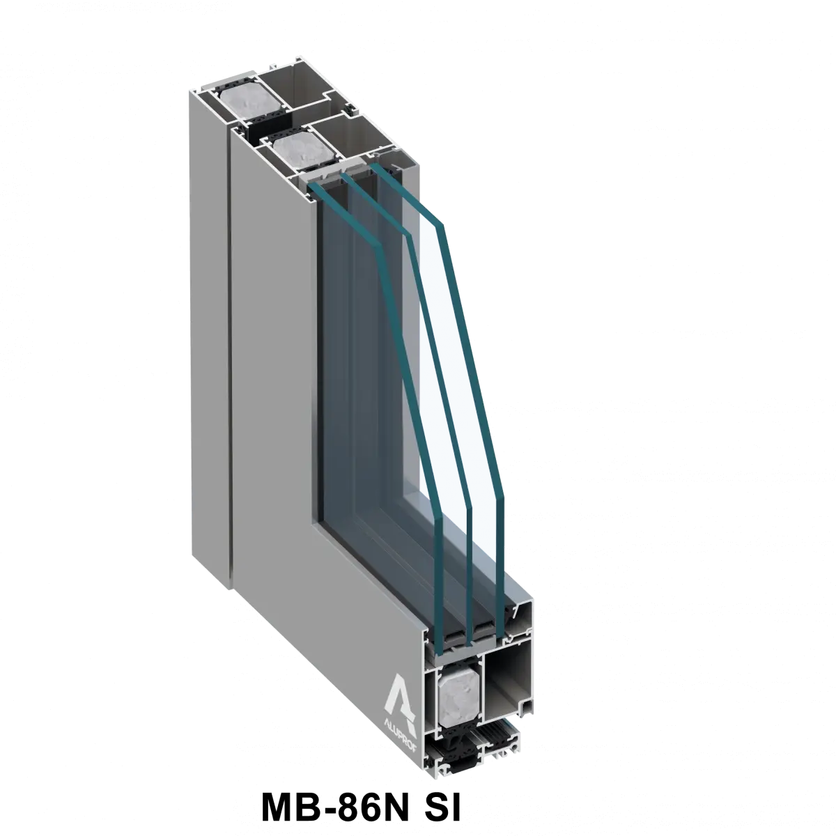 Drzwi aluminiowe Aluprof MB-86N SI