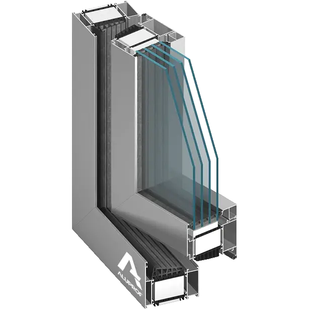 Aluprof MB-104 PASSIVE — system aluminiowy do domu pasywnego