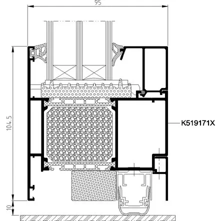 Drzwi aluminiowe Aluprof MB-104 PASSIVE SI