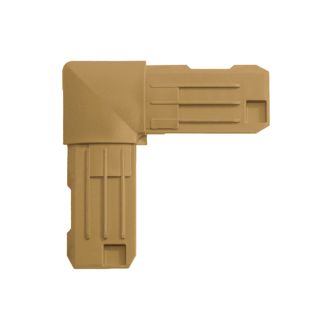 Narożnik PCV do moskitiery system Aluprof A6 — kolor turner oak (drewnopodobny)